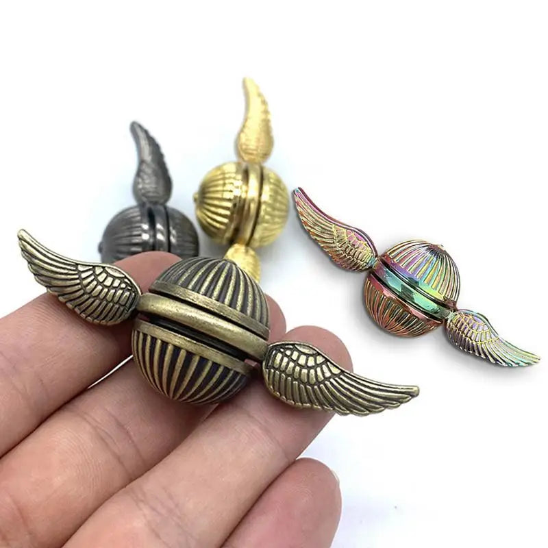 Golden Snitch Fidget Spinner for Kids Adult Anti Stress Fidget Toys Antistress Ball Metal Finger Rotation Spinner Desk EDC Toys