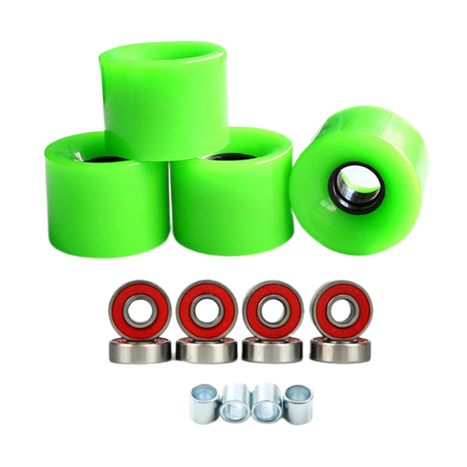 4pcs Skateboard Wheels Longboard Wheels Road Skate 78A Outdoor Skating Bearing Cruiser Wheels 60mm Cruising Street PU Wheels