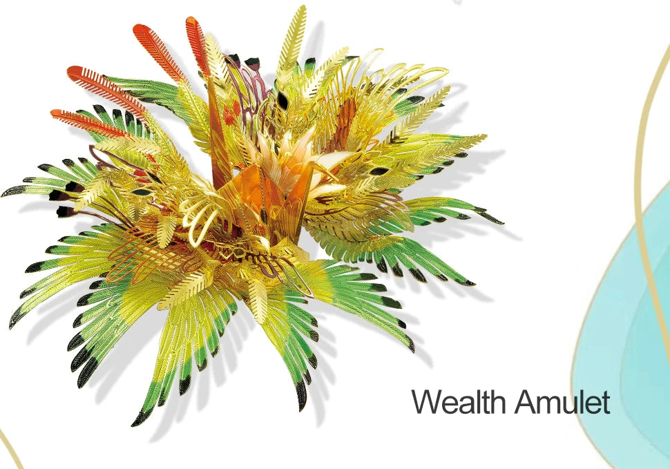 Piececool 3D Metal Puzzle-One Thousand Origami Cranes for Love Amulet Model Building Kits DIY Jigsaw Toy For Adults