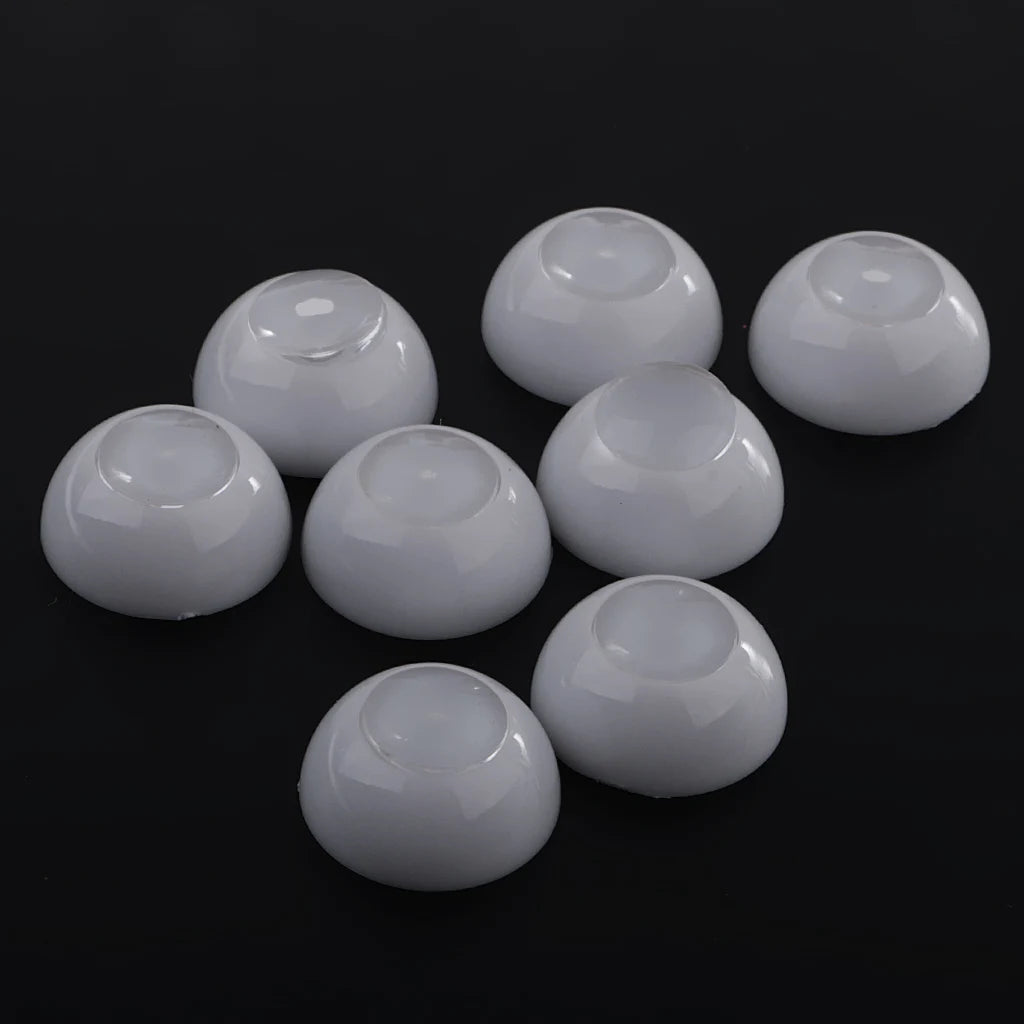 Acrylic Eye Ball 4 Pairs 12/14/16/18mm Half Round Hollow Doll Eyes 8mm Iris Doll Dollfie DIY Supply for Scrapbook Doll Accessory