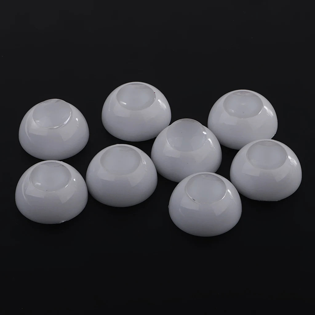 Acrylic Eye Ball 4 Pairs 12/14/16/18mm Half Round Hollow Doll Eyes 8mm Iris Doll Dollfie DIY Supply for Scrapbook Doll Accessory