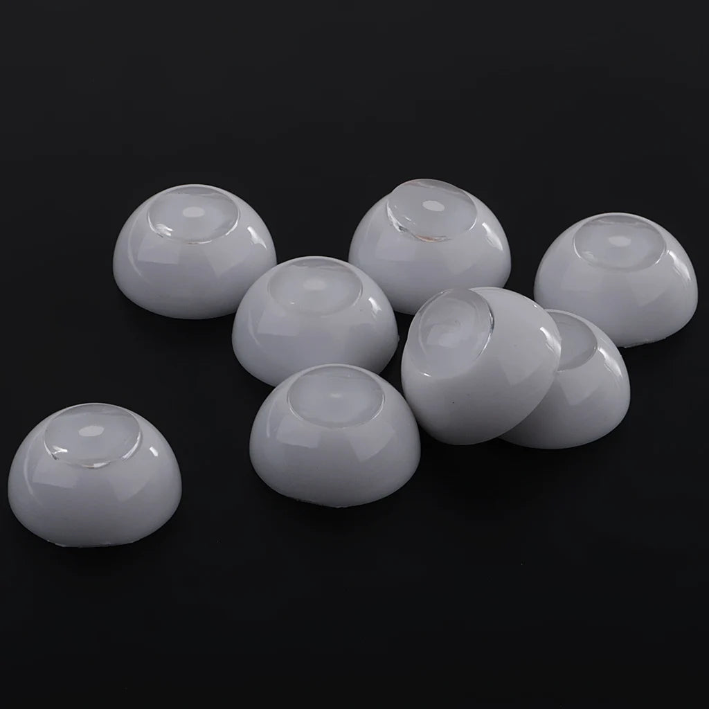 Acrylic Eye Ball 4 Pairs 12/14/16/18mm Half Round Hollow Doll Eyes 8mm Iris Doll Dollfie DIY Supply for Scrapbook Doll Accessory