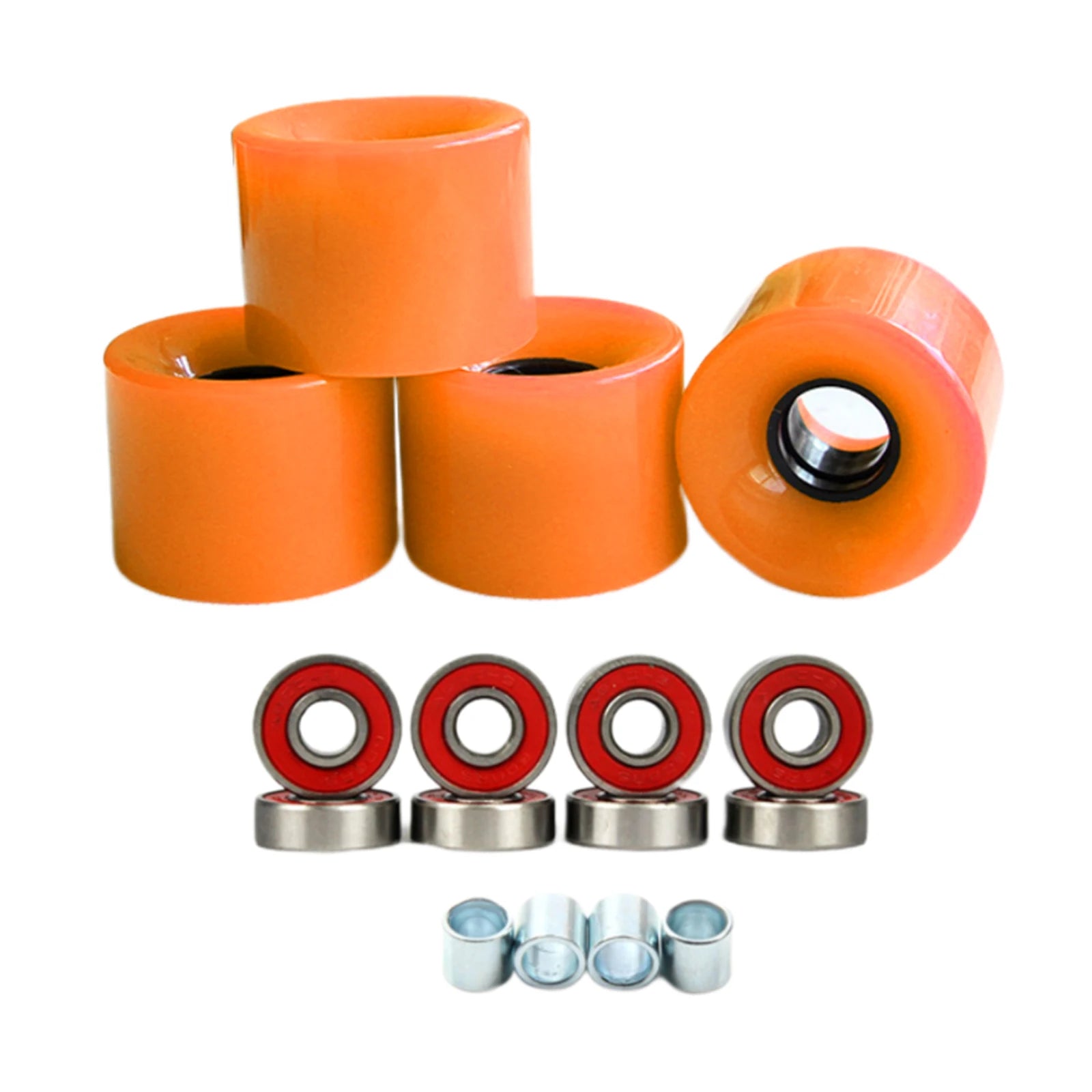 4pcs Skateboard Wheels Longboard Wheels Road Skate 78A Outdoor Skating Bearing Cruiser Wheels 60mm Cruising Street PU Wheels