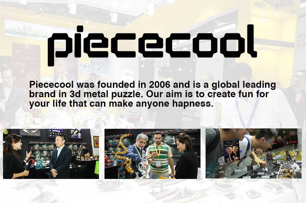 Piececool 3D Metal Puzzle-One Thousand Origami Cranes for Love Amulet Model Building Kits DIY Jigsaw Toy For Adults