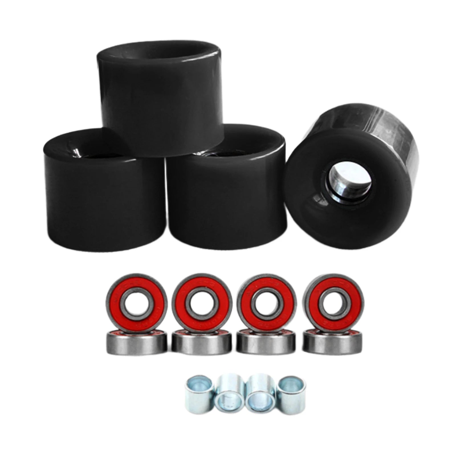 4pcs Skateboard Wheels Longboard Wheels Road Skate 78A Outdoor Skating Bearing Cruiser Wheels 60mm Cruising Street PU Wheels