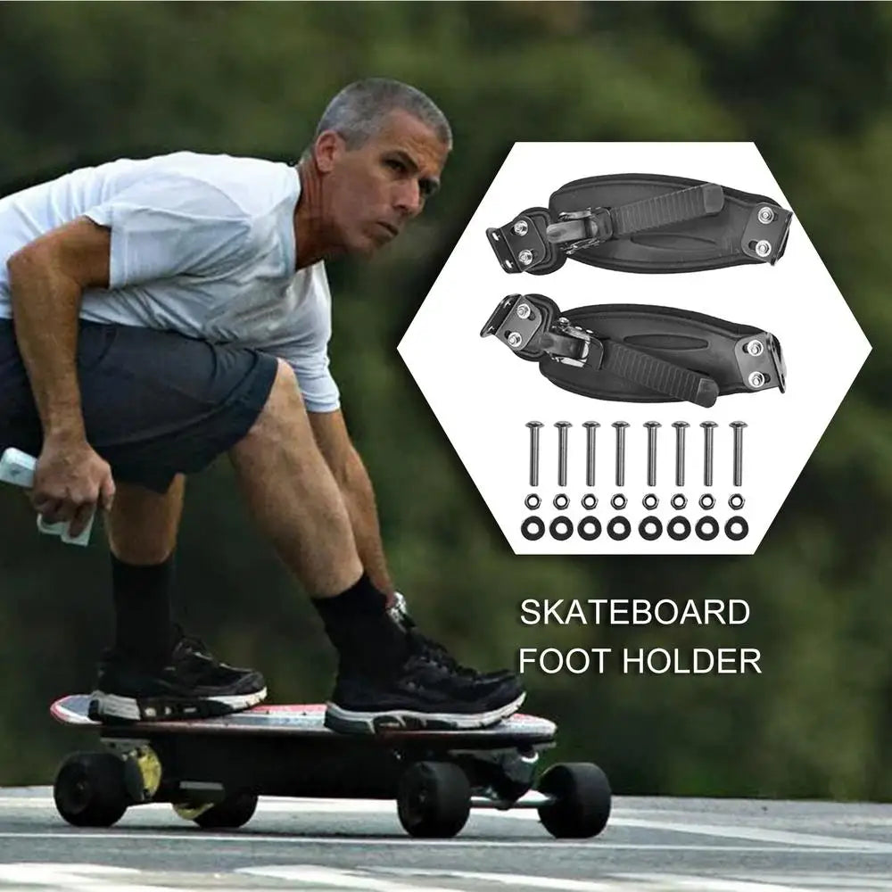 Skateboard Foot Holder Skateboard Strap Foot Hold-Down Strap Adjustable Skateboard Standing Strap Longboard Foot Holder Belt