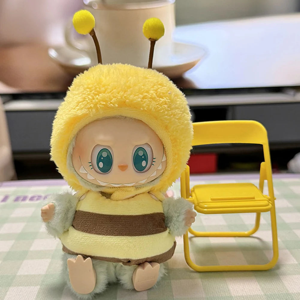 Labubu Plush Doll Clothes Plush Doll Changing Clothes Dolll Clothes Suit Cartoon Cute Clothes Dolls Accessories Christmas Gift