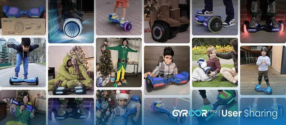 6.5''Self Balancing Hoverboard -All Terrain Hoverboard for Kids w/ LED Light&Bluetooth Speaker