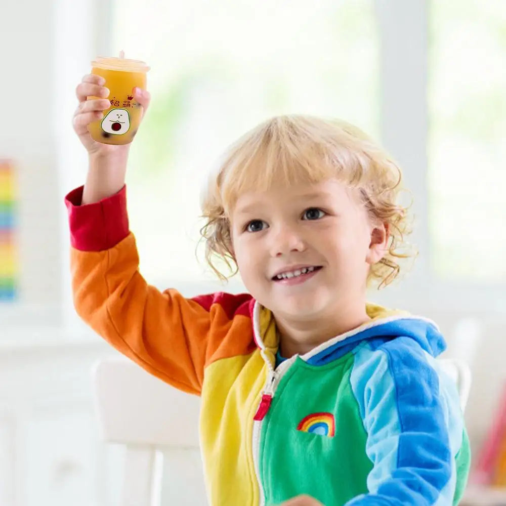 Milk Tea Cup Toy Drinks Sensory Toy Grab And Snap Hand Toy Sensory Stress Squeeze Toy Party Favor For Kids