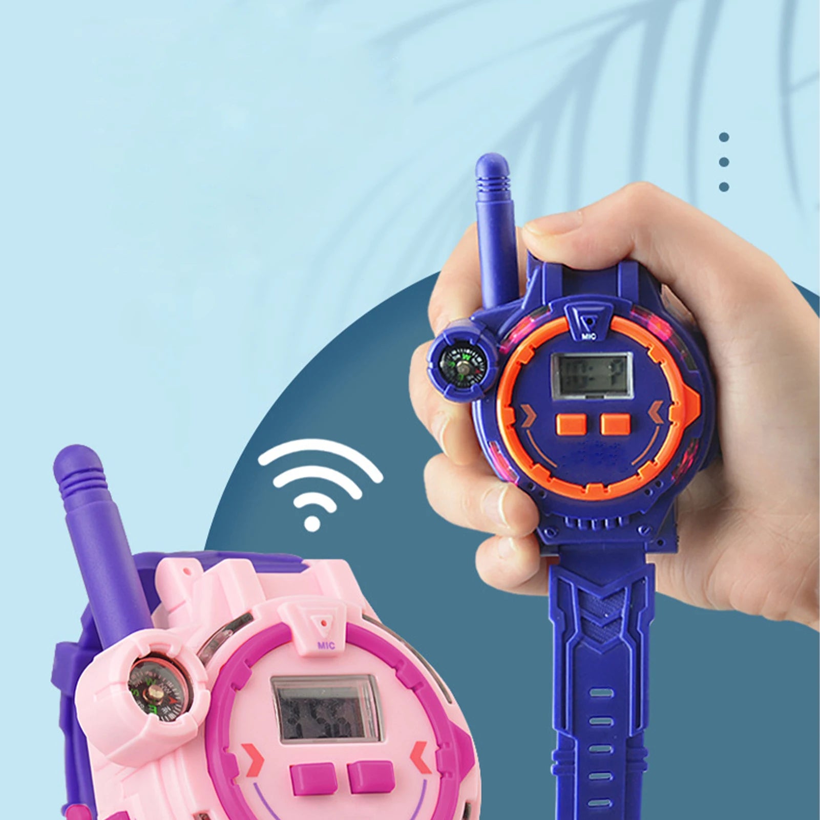 Kids Walkie Talkie Watch Walkie Talkies For Kids 2 Pack Two Way Walkie-Talkie For Boys & Girls Rechargeable Walky Talky With