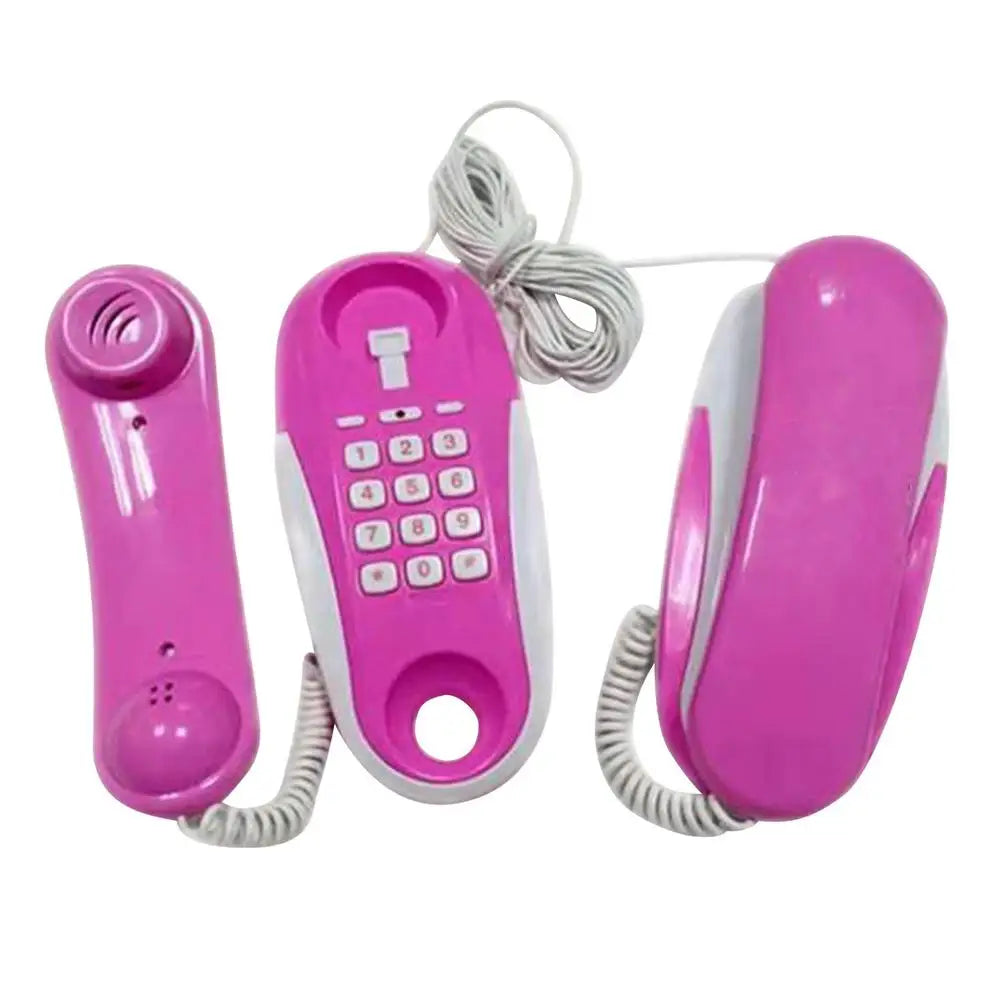 Kid Phone Toy Girls Toy Phone With Real Ring Sounds Realistic Cell Phone Design With 23Ft Phone Line Birthday Christmas Toys