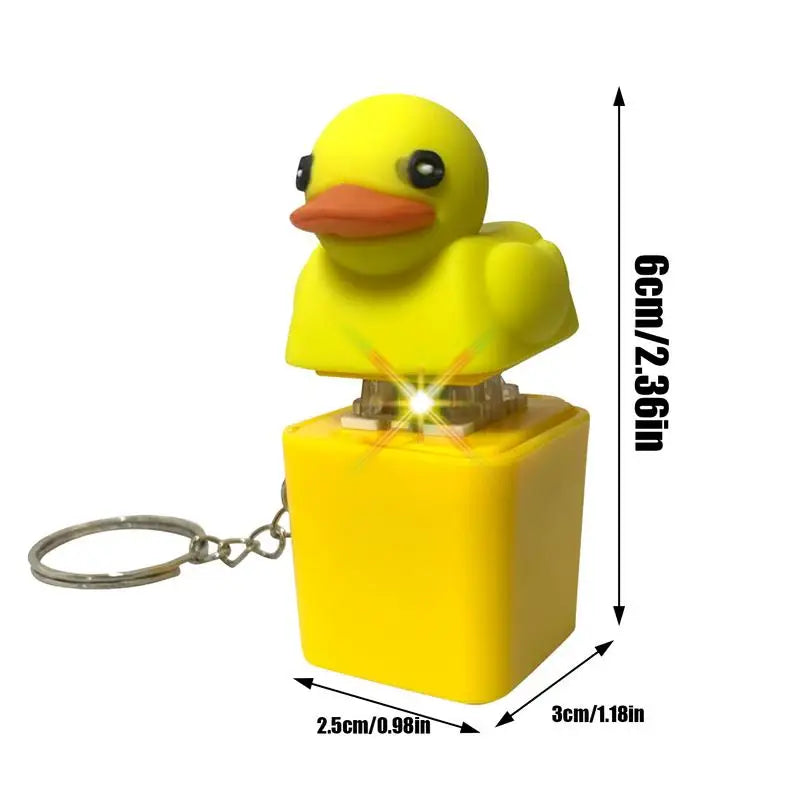 Quacky Duck Fidget Toy Fidget Duck Quacking Keyboard Button Sensory Toys Stress Reliever Keycaps That Quack Key Board Clicker