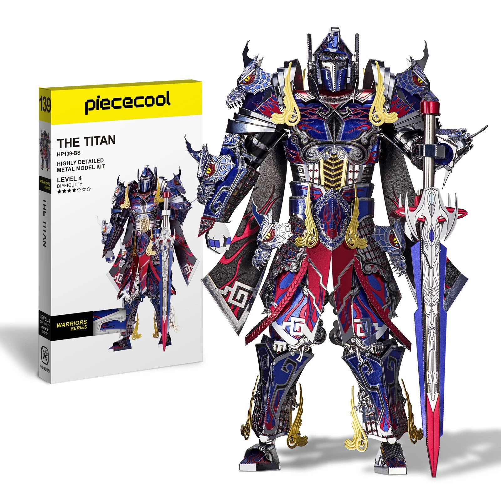 Piececool 3D Metal Puzzle TITAN Assembly Model Kits Teen Toys Jigsaw Puzzles DIY for Adult