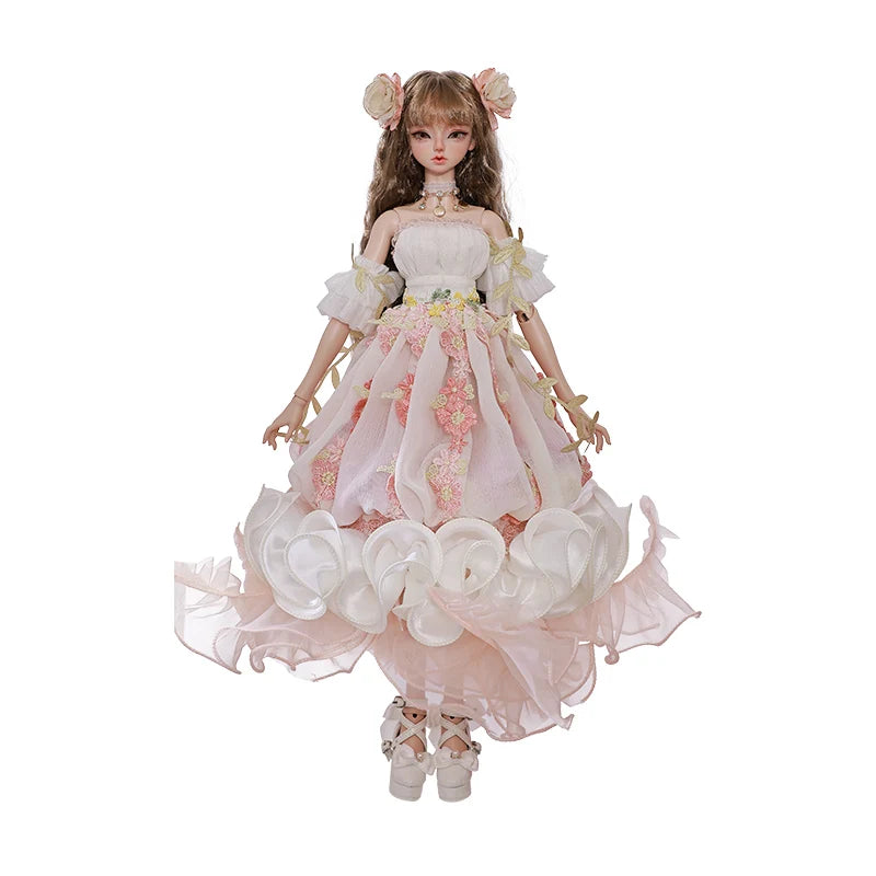 Sakina Bjd Doll 1/4 Bariy Flower Jellyfish Fantasy Toys Resin Ball Jointed Dolls Fullset Art Collection Shugafairy Gift for Girl