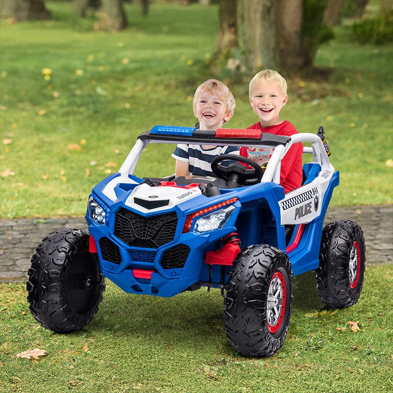 24V Kids Ride On Toy Car 7A Electric Vehicle UTV Car Toys for Ages 3-8 Kids Gifts with Parents Remote Control Speed Adjustable