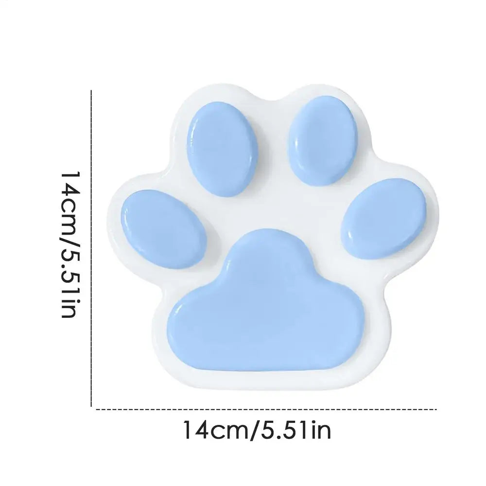 Cat Paw Squishys Fidget Toy Cute Plush Cat Paw Silicone Slow Rebound Pinch Decompressions Toy Stress Release Vent Toy