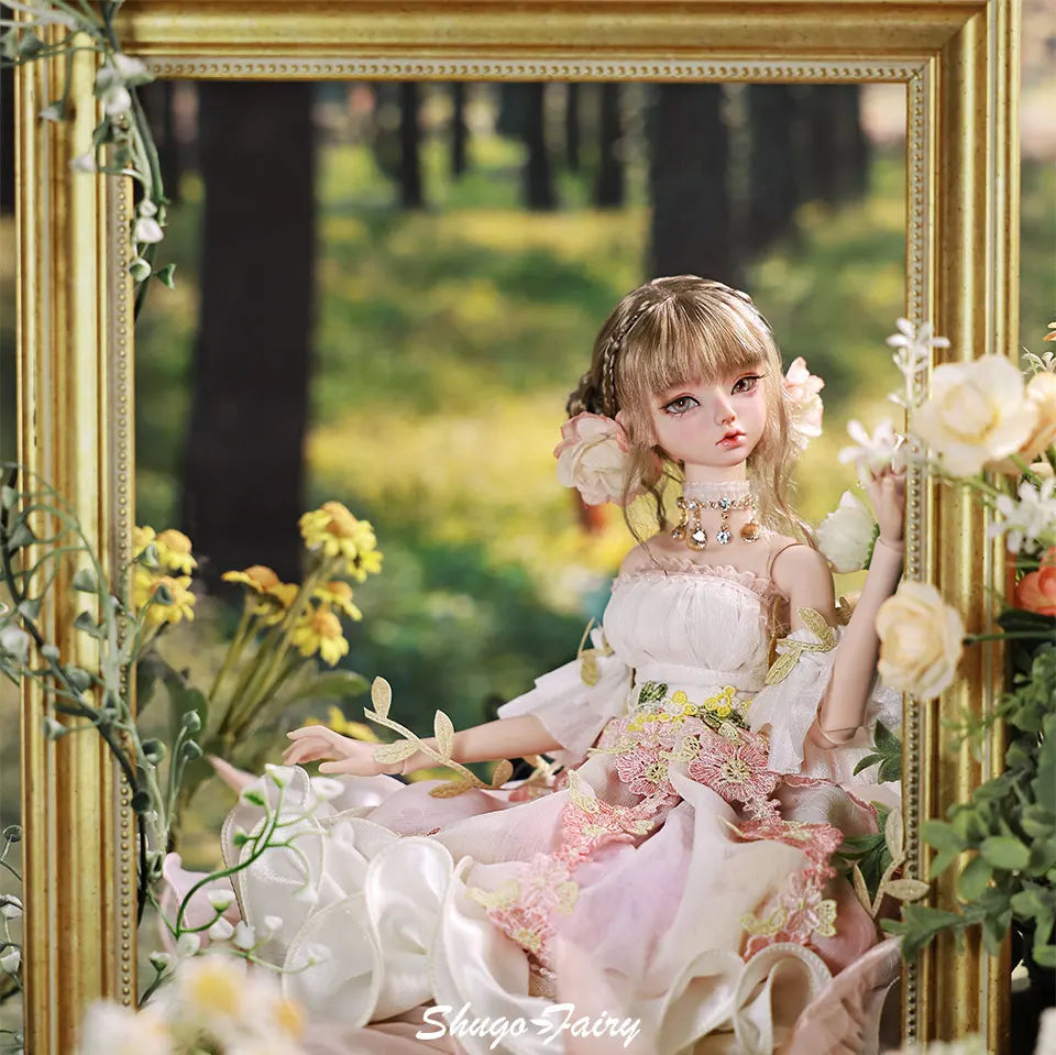 Sakina Bjd Doll 1/4 Bariy Flower Jellyfish Fantasy Toys Resin Ball Jointed Dolls Fullset Art Collection Shugafairy Gift for Girl