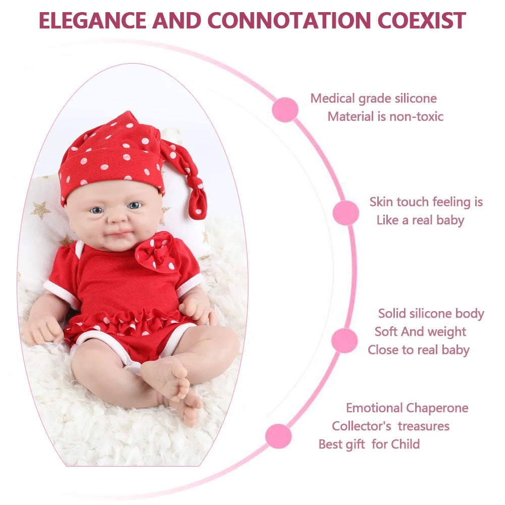 IVITA 14" 1.5kg Full Body Silicone Reborn Doll "coco" Girl Dolls Realistic Baby DIY Blank Soft Children Bebe Lifelike Toys