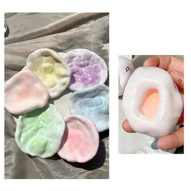 Super Soft Ice Skin Pinch Squishys Decompressiones Toy Glutinous Rice Cake Ball Maker Slow Rebound Stress Relief Toy Children's