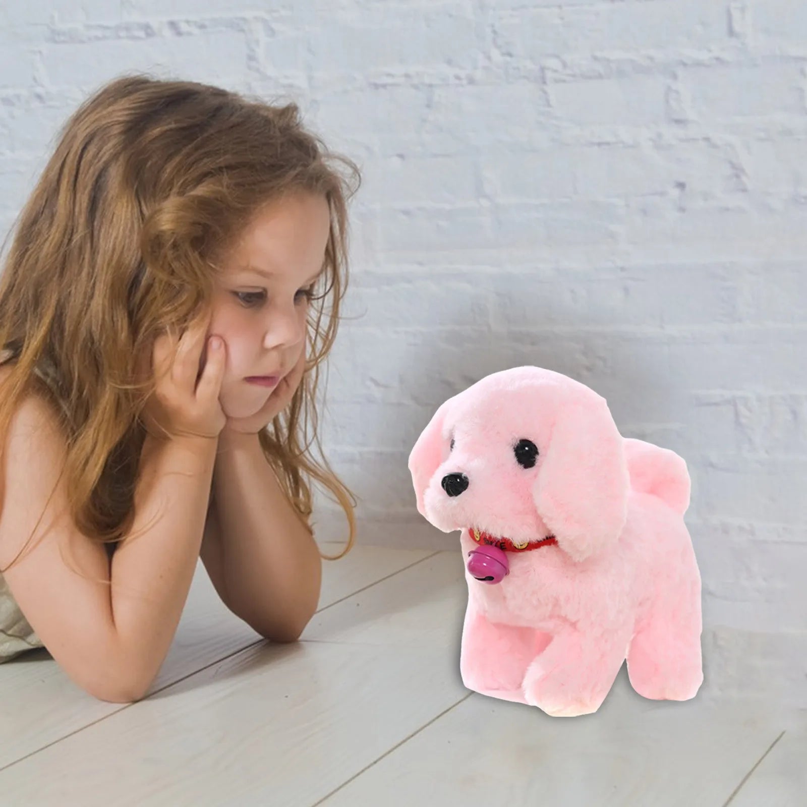 Baby Soft with Music h Electronic Interactive Puppy Walking Barking Tail Wagging Stretching Companion Animal Suitable For