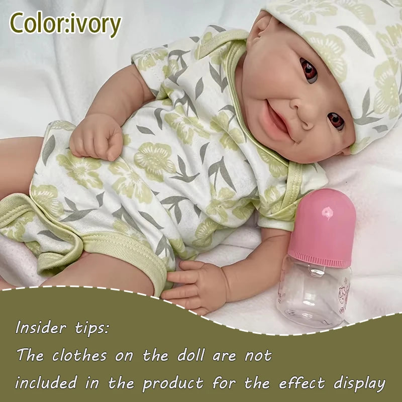 49.5cm/19.5in full body soft silicone painted reborn doll with high realism and soft touch