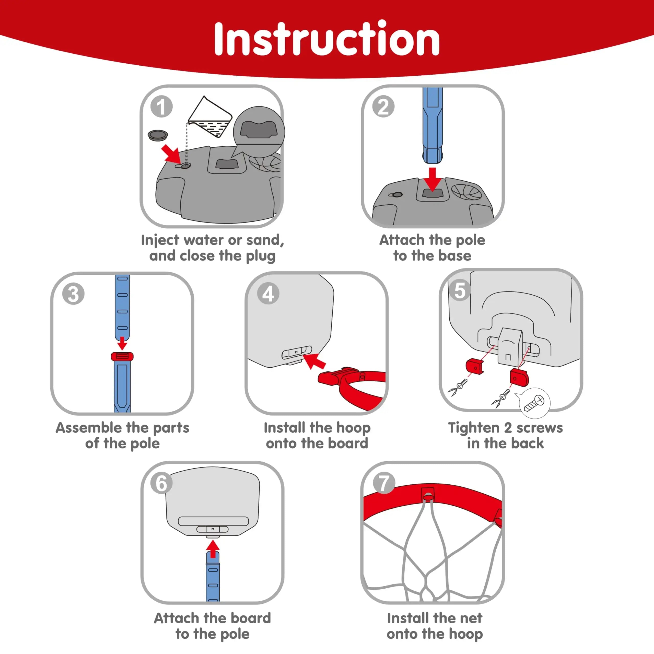 JOYFT Toddler Basketball Hoop Indoor Basketball Game Set Adjustable Kids Basketball Goal With 4 Balls