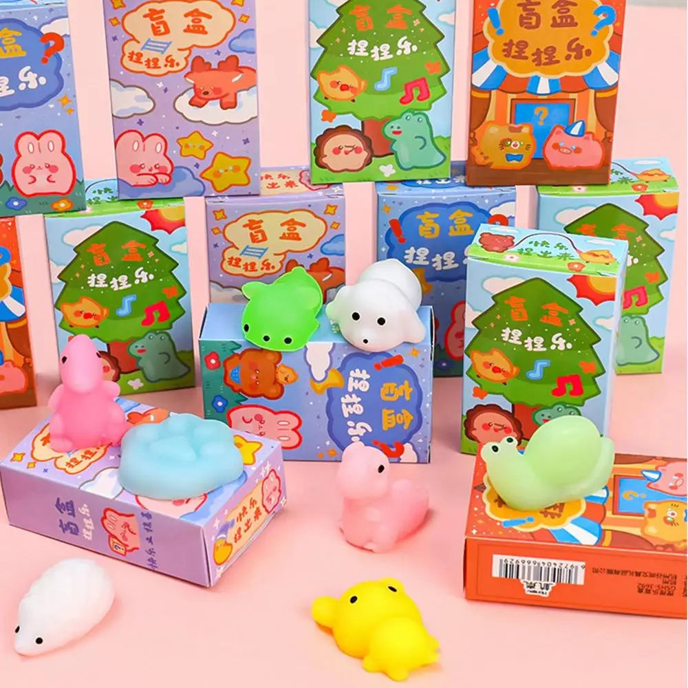 Mochi Kawaii Toy Cute Animal Squeeze Toys Sticky Squishi Anti Stress Relief Toys Antistress Toy Adults Mochi Rising Stress Toy