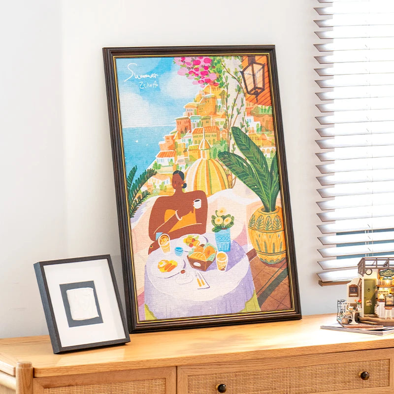 Robotime rolife 1000 Piece Jigsaw Puzzle Home Decor Adults Puzzle Games Family Fun Puzzles Educational Toys for Kids