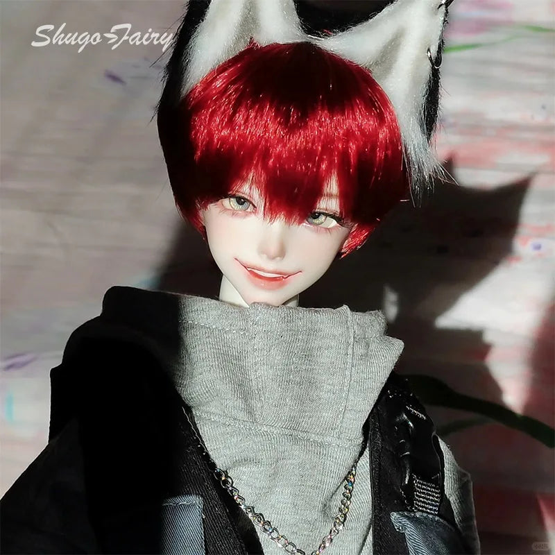 ShugaFairy Bjd Dolls Head 1/4 AHe Laugh with Happy Eyes Attractive Style Scary or Gentle High Quality Ball Jointed Doll