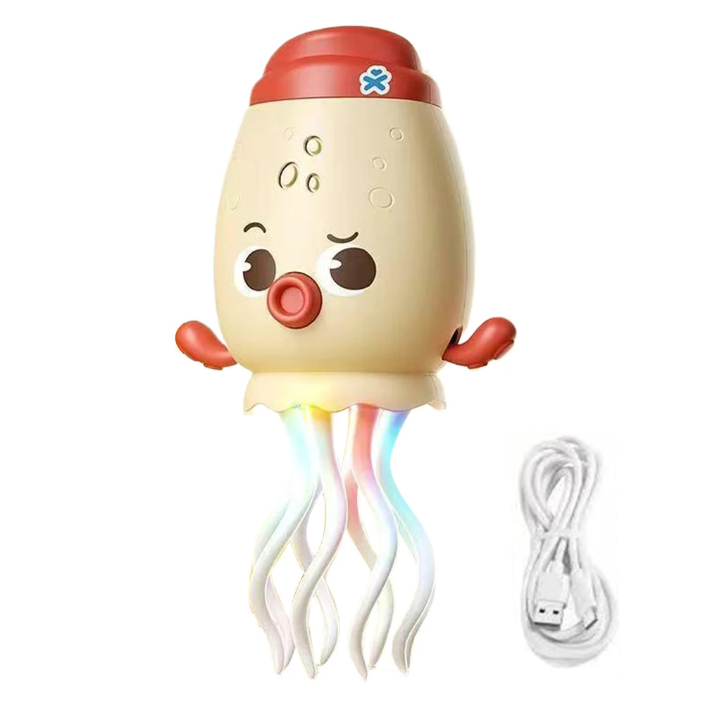 Dancing Funny Octopus Toy Smart Obstacle Avoidance Interactive Moving Toys Electronic Light Up Music Toys for Office Desk Decor