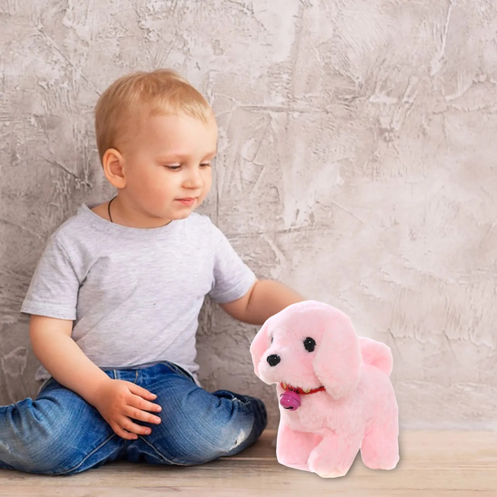 Baby Soft with Music h Electronic Interactive Puppy Walking Barking Tail Wagging Stretching Companion Animal Suitable For