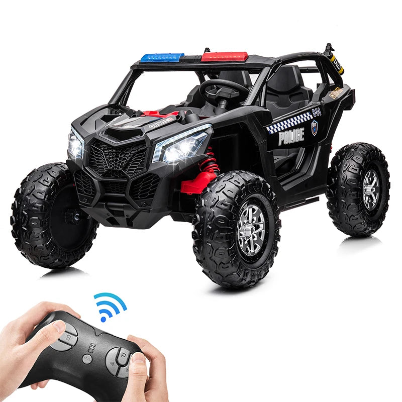 24V Kids Ride On Toy Car 7A Electric Vehicle UTV Car Toys for Ages 3-8 Kids Gifts with Parents Remote Control Speed Adjustable