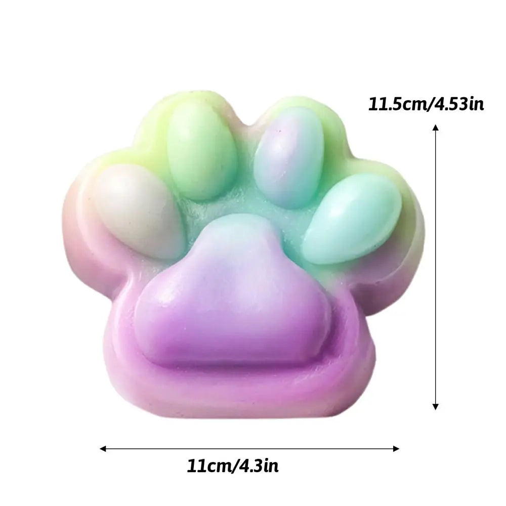 Large Cat Paw Squishys Fidget Toy Relief Relax Soft Squeeze Toy Pinch Decompressions Toy Slow Rebound Stress Relief Toys