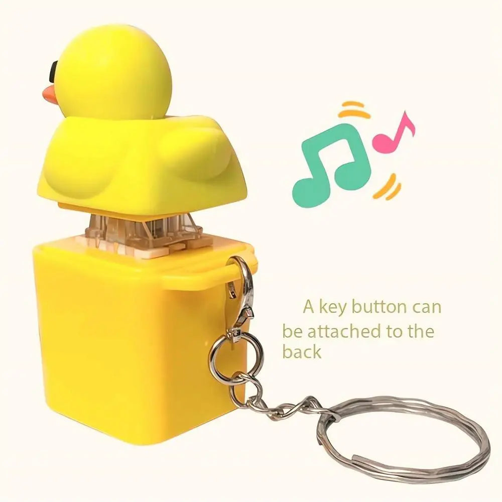 Quacky Duck Fidget Toy Fidget Duck Quacking Keyboard Button Sensory Toys Stress Reliever Keycaps That Quack Key Board Clicker