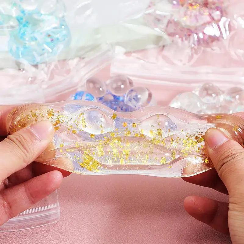 Cute Cat Paw Pinch Decompressions Toy Slow Rebound Stress Relief Cat Claw Squishyes Fidget Toy Reduce Stress Squeeze Sensory Toy