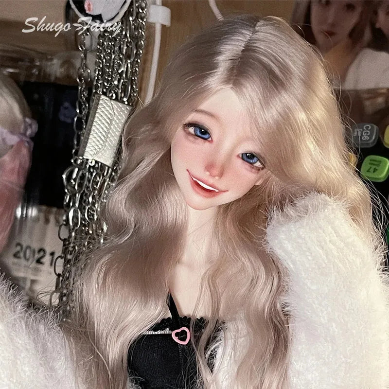 ShugaFairy Bjd Dolls Head 1/4 AHe Laugh with Happy Eyes Attractive Style Scary or Gentle High Quality Ball Jointed Doll