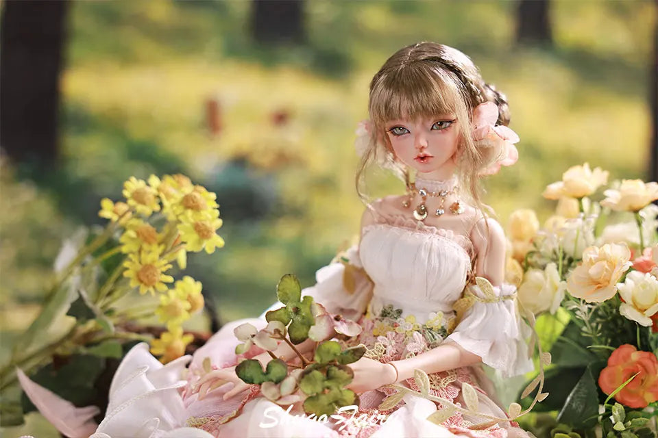 Sakina Bjd Doll 1/4 Bariy Flower Jellyfish Fantasy Toys Resin Ball Jointed Dolls Fullset Art Collection Shugafairy Gift for Girl