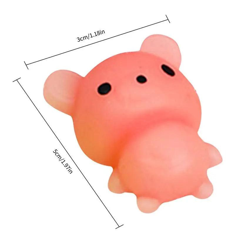 Mochi Kawaii Toy Cute Animal Squeeze Toys Sticky Squishi Anti Stress Relief Toys Antistress Toy Adults Mochi Rising Stress Toy