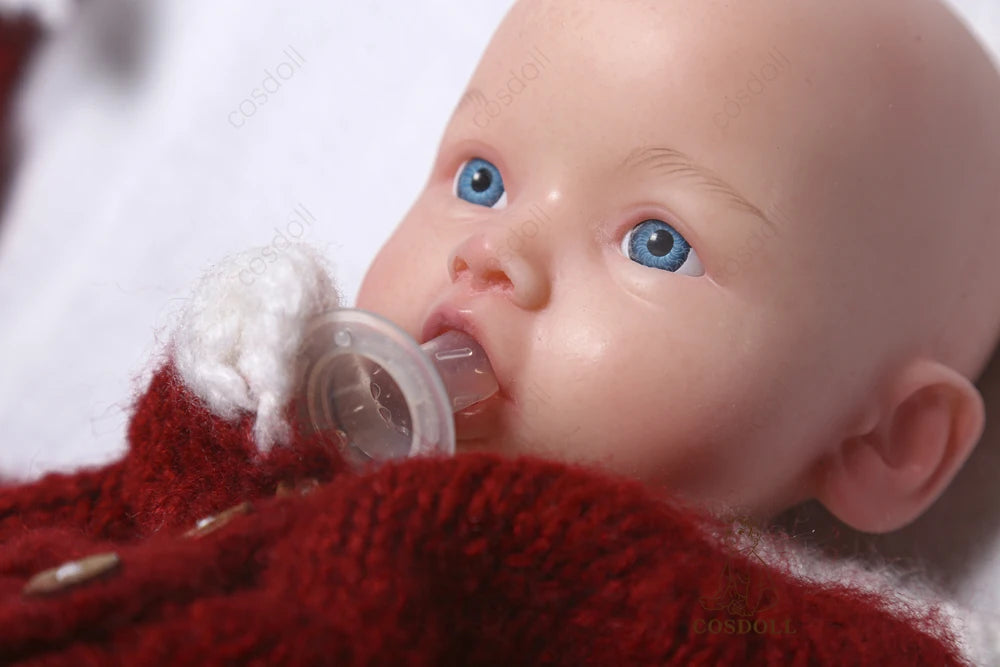 COSDOLL 18inch Silicone Reborn Baby Doll Girl can Drink and Pee Soft Realistic Silicone Kid Doll Birthday Present Children Gifts