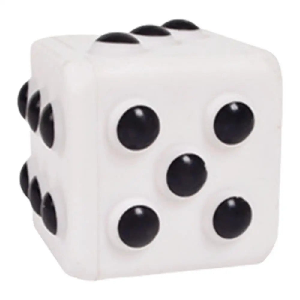 Dice Stress Ball Dice Stress Relief Toy Silicone Pop Bubbles 3D Dice Shaped Squeeze Stress Toys Venting Toy Stress Reliever For