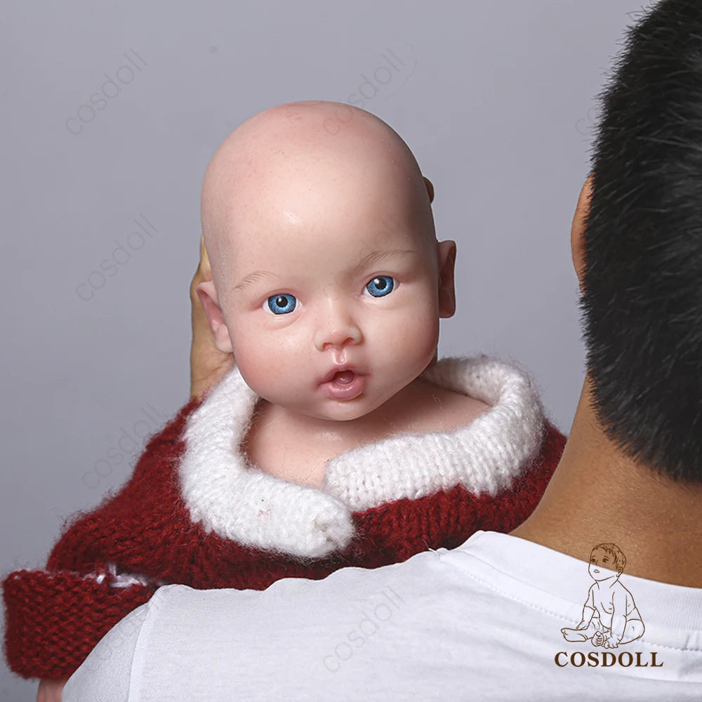 COSDOLL 18inch Silicone Reborn Baby Doll Girl can Drink and Pee Soft Realistic Silicone Kid Doll Birthday Present Children Gifts