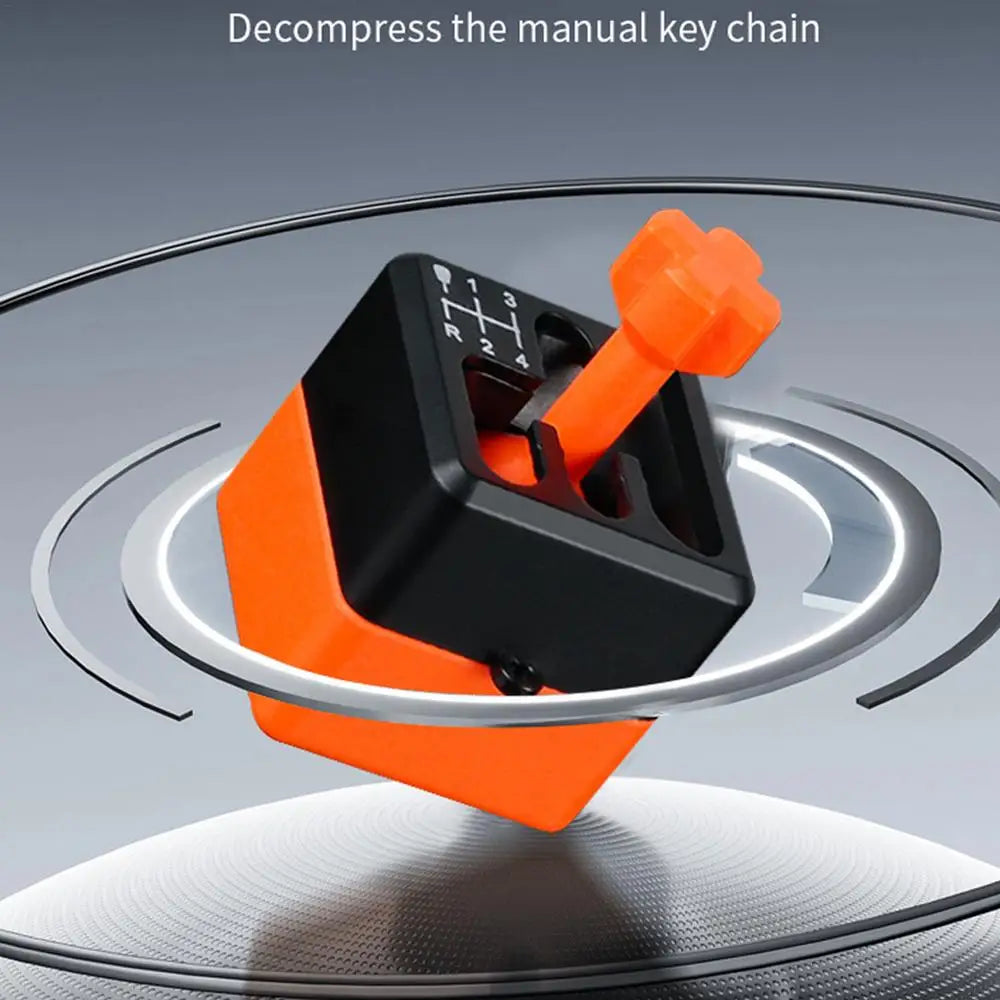 Manual Gear Shifter Keychain 3D Printed Fidget Toy Gear Shifter Mood Enhancer Novelty Toys For Office School Outdoor