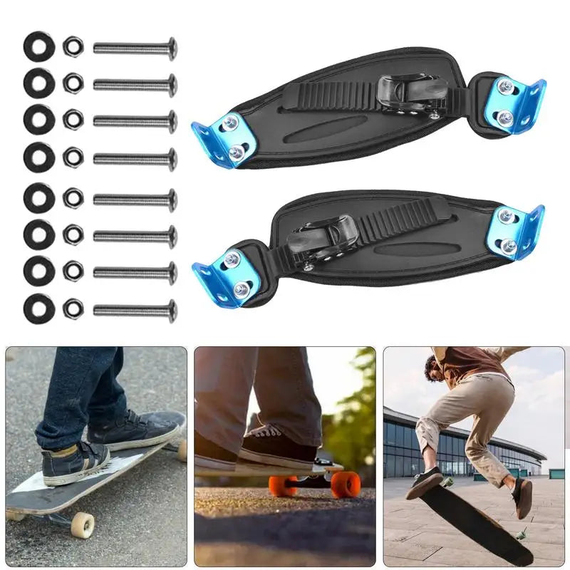 Skateboard Foot Holder Skateboard Strap Foot Hold-Down Strap Adjustable Skateboard Standing Strap Longboard Foot Holder Belt