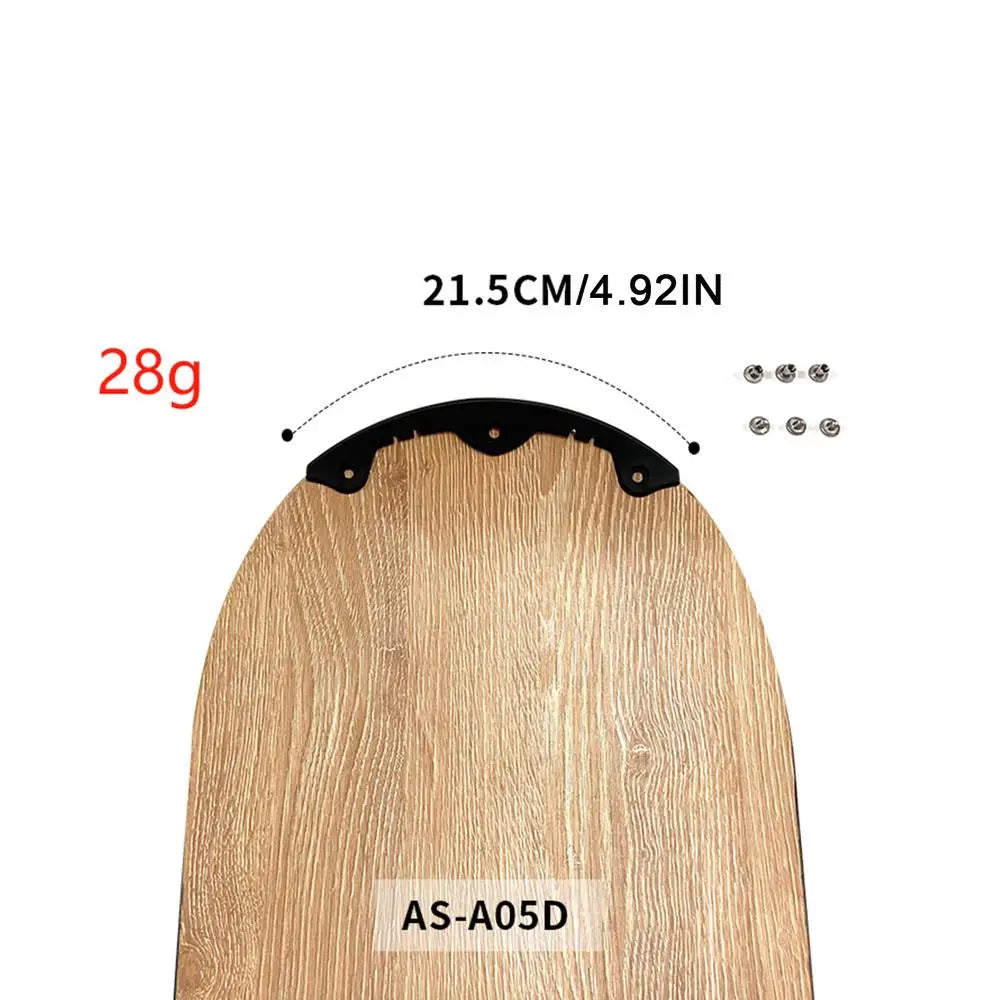 Snowboard Protection Bar Snowboard Curved Anti-Collision Strip Skateboard Deck Cover Snowboard Edge Protector For Sports