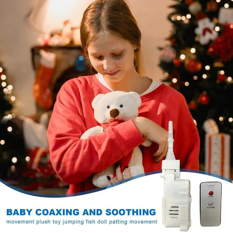 Baby Patter For Sleep Soothing Palm Hand Baby Soothers Movement Patting Sleeping Toy Jumping Fish Movement For Dolls Home Car