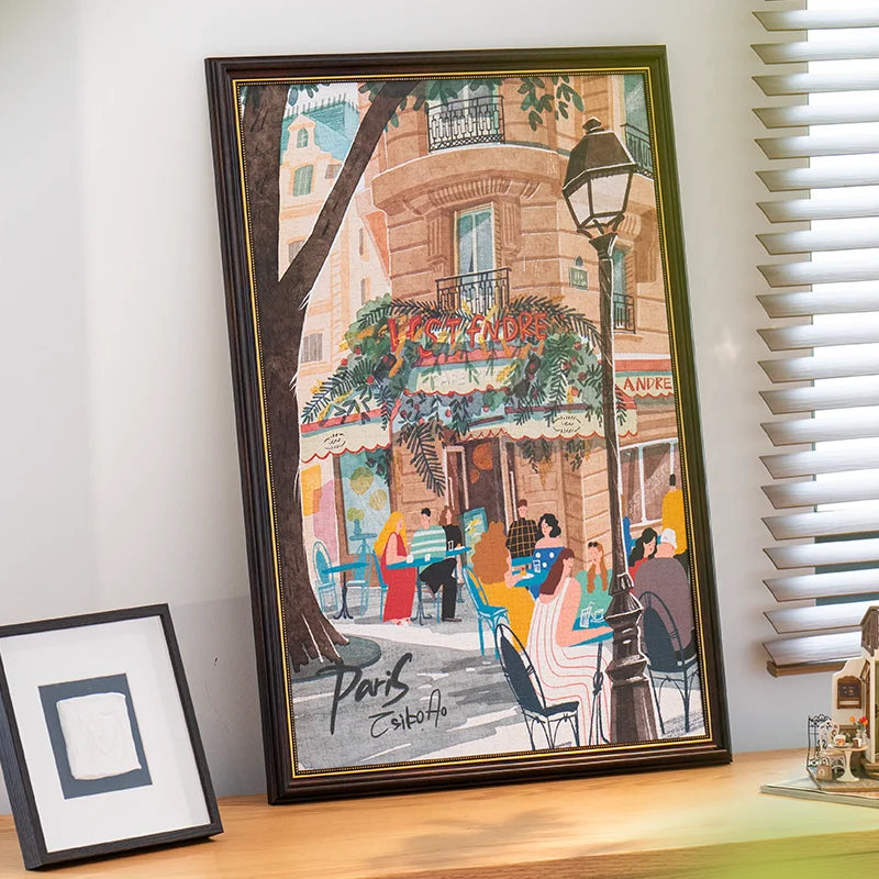 Robotime rolife 1000 Piece Jigsaw Puzzle Home Decor Adults Puzzle Games Family Fun Puzzles Educational Toys for Kids