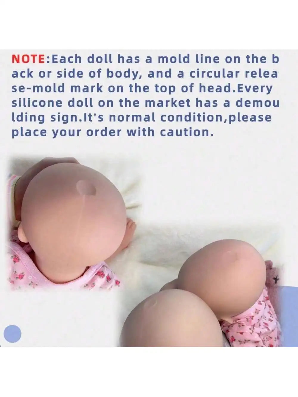 13-Inch Silicone Loulou Reborn Girl Or Boy Baby Handmade with a Soft Touch, Can Open Mouth, Adorable Newborn Bebe Doll
