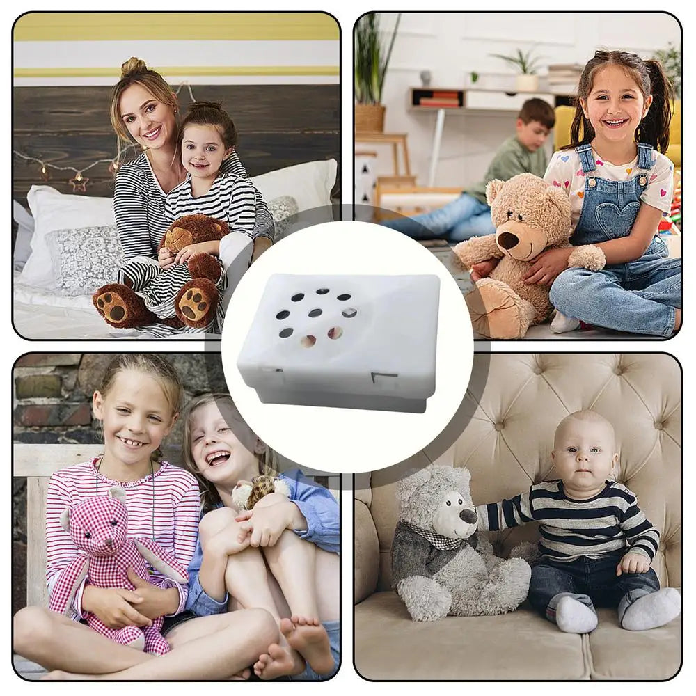 Voice Recorder for Stuffed Animal Square Voice Recording Device Recordable Stuffed Animal Insert Square Voice Box for Plush Toy