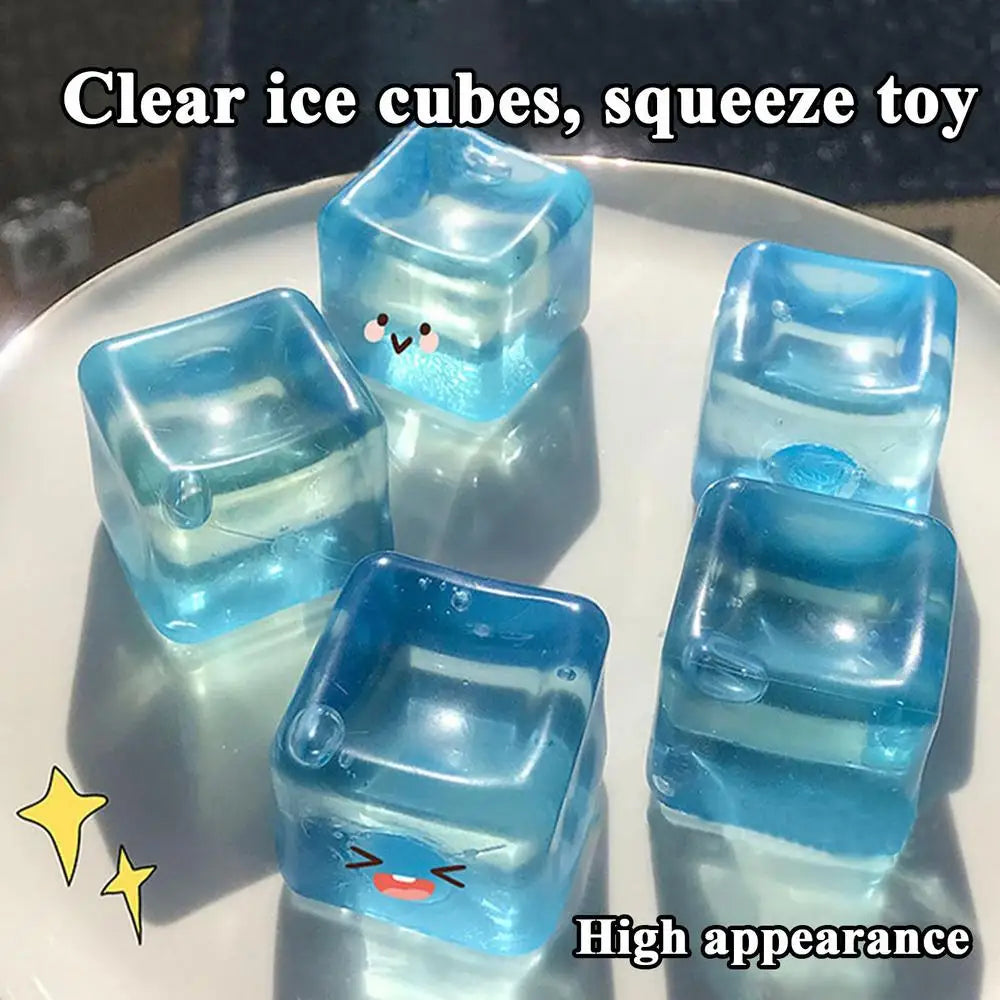 Stress Cube Soft Kneadable Fidget Toy Slow Rise Fidget Toys Stress Reliever For Kids And Adults Stocking Stuffers Easter Basket