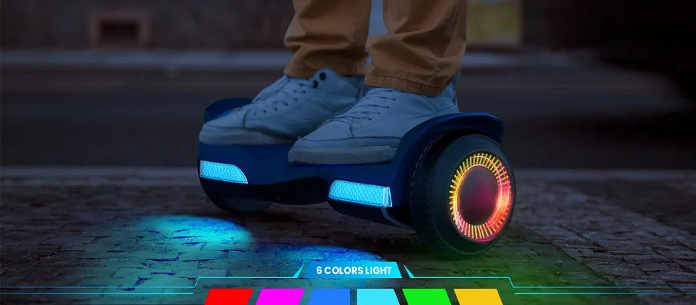 6.5''Self Balancing Hoverboard -All Terrain Hoverboard for Kids w/ LED Light&Bluetooth Speaker